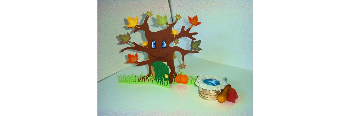 zauberhafter Herbst - DIY Geschenk Dekoration Zauberwald Märchenwald Zauberbaum Bäume Wald