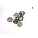 Perlen Rocailperlen 6 grünmix 14mm...