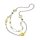 Schmuckset Perlenset für Trendline Kette Sunshine gelb silber farbend all incl.