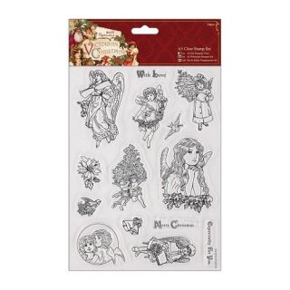 Silikonstempel Clear Stamps docrafts Victorian Christmas Engel