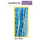 Vaessen Wire curling Jewwellery Draht Set in blau-silber edition