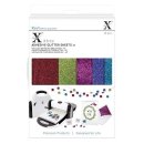 Xtra A5 Adhesive Glitter Sheets 10 Stück Darks...