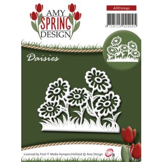 Amy Design Stanzschablone Spring Design Blume Daisies Bl&uuml;ten Fr&uuml;hlingsdesign