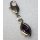 Charm Elipse lila Strass Kettenanhänger Wechselanhänger f Armband Verbinder