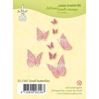 Clear Stamps Silikonstempel Leane Creatief Butterflies Schmetterlinge