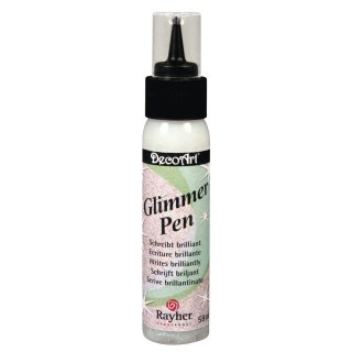 Glimmer-Pen Deco Art Glitzer Glitzerkleber Glitzerpen  Flasche 59 ml