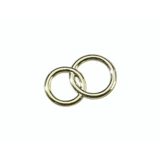 Kunststoff Dekostreu Eheringe Ringe gold 2 Doppelring Streudeko Hochzeit Liebe