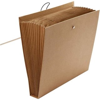 Pappmaché Papierbox Archivmappe Aufbewahrumgsmappe Schablonen Scrappapier