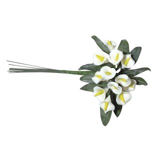 Resin callasträußchen Calla Blumenstreu Streudeko 2Bund je 12 Stück