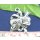 2 Stück Antiksilber Herz "Love You" Amor  Charm Anhänger 35x27mm