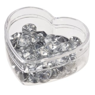 120 Streu Diamanten Streudeko Tischdeko Streuteile Kristalle Deko 10 mm Acryl 