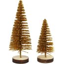 5 Tannen gold glitzer 2 Größen Weihnachtsbaum...