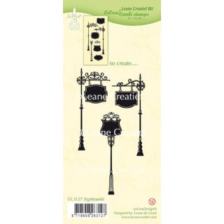 Clear Stamps Silikonstempel Leane Creatief combi clear stamp Signboards