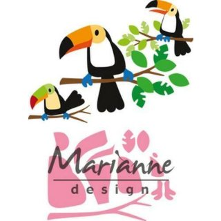 Collectables Marianne Design Stanzschablone Eline&acute;s Tukan COL1457