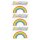 Creapop Sticker Aufkleber Embellischment Einladung Regenbogen bunt Kommunion