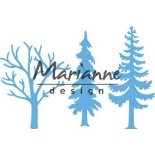 Creatables Marianne Design Bäume Waldbäume Wald Laubbaum Tannen