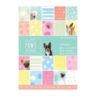 Paket A5 Scrapbooking Papier  Paws for Thought 26 Pack 160gsm