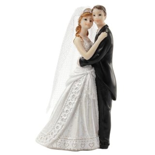 Polyresin Brautpaar 10,5 cm Braut und Bräutigam Eheleute Hochzeit Heiratsantrag