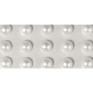 Selbstklebende Halbperlen 3 mm 120 Stück weiß Punkte zum aufkleben Tropfen