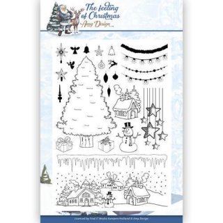Silikonstempel Stempel CLEAR STAMPS Amy Design Feeling of Christmas 