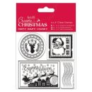 Silikonstempel Stempel Set create Christmas postage Marks...