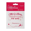 Silikonstempel Stempel Set SchriftzügeMerry Little...