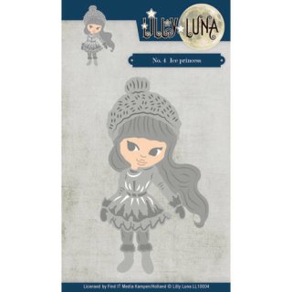 Stanzschablone  Lilly Luna No 4 - Ice Princess Eisprinzessin Winterlich
