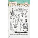 Summer feelings Studio Light Clearstempel A6 Federn  189