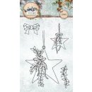 winter feelings Studio Light Clearstempel A6 Stern mit...