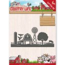 Yvonne Creations Stanzschablone Country Life Farm Border...