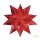 Bascetta-Stern transparent rot 15x15 cm Stern Weihnachten Bascettastern Set
