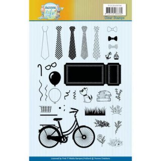 Clear Stamp Silikonstempel Yvonne Creations Active life Sport Natur Aktiv sein