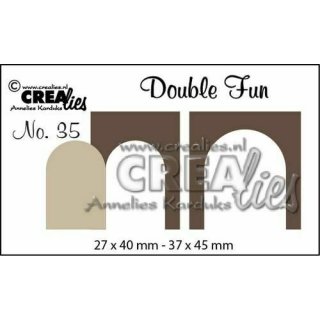 CrealiesDouble Fun no 35 Doghouse dors Türen Torbogen Bogentür