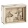 Holz Bausatz 3D Geschenkbox Journey Reise Geldgeschenk Spardose