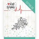 Jeanines Art Stanzschablone well wishes Gesundheit...