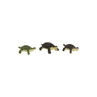 Miniatur Polyresin Dekoartikel 3 Schldkröten Minigarten Puppenhaus Streudeko