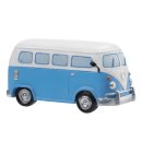 Polyresin 1 Bus 8x3,5 Auto Kultauto blau wei&szlig;...
