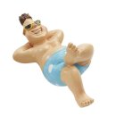 Polyresin Streudeko Miniatur Bade Urlauber Mann in Badehose