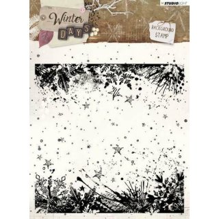 Silikonstempel Clear Stamps Studio Light Background Winter Days nr 315 Winter