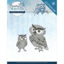 Yvonne Creations Stanzschablone Sparkling Winter Owls...