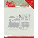 Yvonne Creations Stanzschablone Sweet Christmas Train Zug...