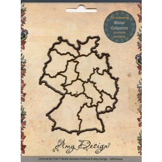 Amy Design Deutschland Karte Weltkarte Auszug Deutschland mit Bundesländer