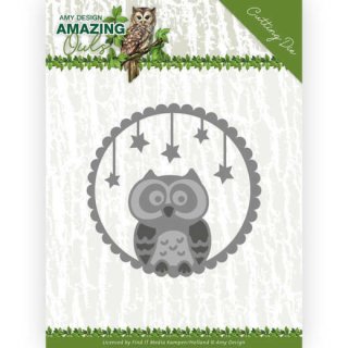 Amy Design Stanzschablone Amazing Owls Eule Uhu Käutzchen Kautz Nachteule