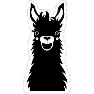 Gummistempel Motiv Lama Pronty Foam stamp Lama 55x107 mm
