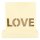 Holz Silhouettenschnitt 3 D  Laserstanzteil Holz Lampe Lichtkasten Love