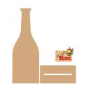 lets get Bizzee Flasche Bottle mit Standleiste...