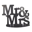 Metall Schild Mr &amp; Mrs schwarz Hochzeit Tischdeko...