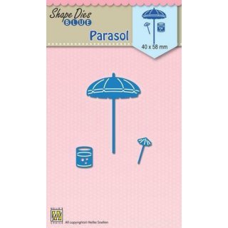 Nellie Snellen Stanzschablone für Stanzmaschine blue Dies Parasol