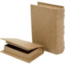 Pappmasch&eacute;-Buch-Box Buchset klein  8x11,5x2,5 cm...