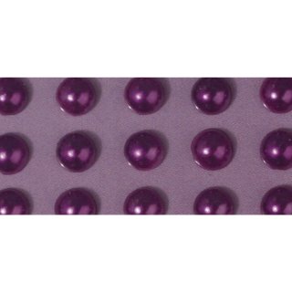 Selbstklebende Halbperlen 2mm 160 Stück lila Punkte zum aufkleben Tropfen